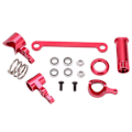 Miniatyrbilde 2 av 8: RC Styrekule Samlesett Aluminium Legering for LC RACING 1/14 RC Bil Lastebil Crawler Leker Rød