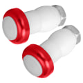 Miniatyrbilde 6 av 8: 2 stk. Sykkellykter LED Justerbare 20 Meter Synlige Styre Blinklys med Innebygde Batterier for Sykler Styre Rød