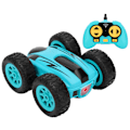 Pikkukuva 2 / 8: Mini Stunt 2.4G nopea kaksipuolinen 360 astetta pyörivä langaton RC-auton nelipyöräveto (sininen)