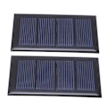 Miniatyrbillede 7 af 8: 2 stk. 2V 210mA Mini solpanel Polysilicium solcellepanel 80x50mm til DIY-projekt