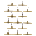 Miniatyrbilde 5 av 8: 15 stk Fiske Crimp Swivel T Formet RRing Gjenbrukbar Bærbar Grønn Krysslinje Tackle Kobling