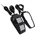 Miniatyrbillede 5 af 8: UTV Sidespejl 360 Graders Justerbart med LED-lys Passer til Polaris RZR/Ranger