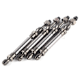 Miniatyrbilde 6 av 8: 4 stk CVD fremre bakre drivaksel metall transmisjonsaksel for Traxxas Slash 4X4 1/10 RC CarTitanium