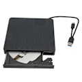 Pikkukuva 7 / 8: Ulkoinen CD- ja DVD-asema USB3.0 ja Type C -liitäntöjen kanssa, hiljainen ja nopea tiedonsiirto, CD- ja DVD-poltin ja -lukija kannettaville tietokoneille