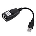 Miniatyrbillede 2 af 8: 4 porte USB 2.0 til RJ45 Hub Ethernet forlænger forlænger netværksadapter kabel ledning