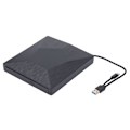 Pikkukuva 8 / 8: Ulkoinen DVD-asema USB 3.0 Type C Dual Interface DVD/CD-soitin pöytäkoneelle/kannettavalle (musta)