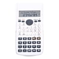 Miniatyrbillede 1 af 8: Scientific Calculator 12 cifret 240 funktioner Multifunktion stort display funktion lommeregner med glidende hårdt låg Hvid