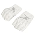 Miniatyrbillede 7 af 8: Halv Finger Boksehandsker Tykkere Boksekamp Åndbar Kickboxing Punch Bag Træningshandsker Ghost Hand Hvid
