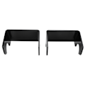 Miniatyrbilde 7 av 8: 2 stk. Langt Skateboard Oppbevaringsstativ Longboard Veggmontert Holder for Soverom Stue Svart