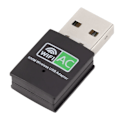 Miniatyrbilde 1 av 8: USB WiFi Adapter for PC 600M 5GHz 2,4GHz Trådløs Dongle Dual Band Plug and Play WiFi Trådløs Transceiver Adapter for bærbar PC