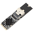 Pikkukuva 4 / 8: M.2 NVME - SFF 8087 SATA3.0 laajennuskortti 4 portin 6 Gbps laajennusohjainkortti Windows 10 11:lle