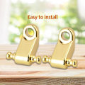 Miniatyrbild 4 av 8: 2PCS Roller String Tree Retainer med skruvtillbehör för elgitarrbas (guld)
