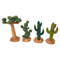 Miniatyrbilde 2 av 8: Terrarium Kaktus Dekorasjon Simulering Kunstig Baobab Plante Ornament for Landskapsforming Fiske Tank Akvarium