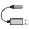Pikkukuva 8 / 8: USB-sovitin 2 in 1 Laaja yhteensopivuus Älykäs siru Kompakti Kestävä Helppokäyttöinen USB - Aux-kaapeli kotiin ja toimistoon