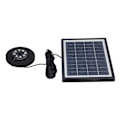 Miniatyrbillede 4 af 8: Solcelledrevet springvandspumpe 10V 7W Split Type Multiple Stream Modes Anti Clogging Solcelledrevet springvandspumpe med LED til svømmebassiner