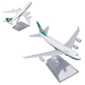 Miniatyrbillede 8 af 8: Flyvemaskine Model Høj Simulation Legering Passagerfly Model Legetøj med Stativ til Samling Dekoration