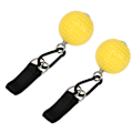 Miniatyrbillede 2 af 8: Pull Up Ball Grip Prevent Slip Multifunktionelle klatreboldhåndtag med stropper til styrketræning Fitness