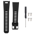 Miniatyrbillede 1 af 8: Erstatningssilikone sportsarmbånd Håndledsrem Armbånd til Garmin Vivosmart HR (sort)