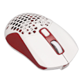 Miniatyrbillede 3 af 8: Trådløs mus 2.4G eller BT5.1 Justerbar DPI udhulet RGB-baggrundsbelyst Plug and Play Gaming-mus til gaming Office Study Hvid Rød