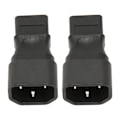 Miniatyrbillede 1 af 8: IEC320 C14 til C9 strømadapter han til hun 6A 250V strømstikadapter til PDU server UPS stik 2 stk.