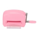 Miniatyrbilde 3 av 8: Pregemaskin DIY lage bærbar rosa plast sinklegering Scrapbooking Em bossing maskin for skolen