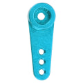 Miniatyrbilde 2 av 8: 21T Servo Arm Liten Bærbar CNC Maskinering Aluminiumslegering 21T Servo Horn Arm RC Styrearm For MD922 MD933 Servoer Blå
