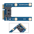 Pikkukuva 4 / 7: mSATA - SATA -sovitinkortti Mini SATA - 7pin SATA MPCIe -laajennus SATA vaakasuuntainen