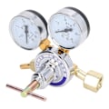 Miniatyrbild 3 av 8: Kvävgasregulatormätare Kit Tryckreduceringsventil Mässing Inlopp Utlopp Mätare Reducer