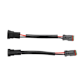 Miniatyrbilde 4 av 8: 2 stk DT Hunn til H11 Hann Konverteringskabelsett Adapter Vanntett for LED Arbeidslys Lysstang