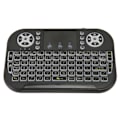 Miniatyrbild 3 av 8: 2,4 GHz mini trådlöst Bluetooth tangentbord med pekplatta Bakgrundsbelyst bärbart tangentbord Fjärrkontroll för bärbar PC TV Box