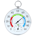 Miniatyrbild 1 av 8: Termometer Hygrometer Väggmonterad Temperatur Fuktighet Mätare för Hem Lager Kontor