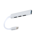 Pikkukuva 7 / 8: USB C HUB 4 -porttia TypeC - USB 2.0/3.0 Plug and Play -keskittimen moniporttinen sovitin Xiaomi OS X Pro Airille