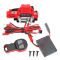 Pikkukuva 1 / 8: Vinssin kaukosäätimen set RC-auton osat sopivat Axial SCX10 90046 1/10 RC CrawlerRed