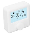 Miniatyrbilde 5 av 8: Digital temperaturregulator LCD-skjerm Programmerbar termostat for kjele Hvit 30‑230VDC