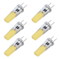 Miniatyrbillede 6 af 8: 6 stk. G8 LED-pære 5W dæmpbar 2508 COB energibesparende nem installation 360 grader 50000 timer stabil 5W pærer 100-120V koldt hvidt