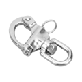 Miniatyrbilde 6 av 8: Roterende fjærkrok Rustfritt stål Snap Clip Spenne Spenne Metal Hardware Accessories128mm