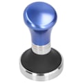 Miniatyrbilde 7 av 8: 58mm Flat Coffee Tamper i rustfritt stål Base Coffee Powder Hammer Kjøkkenutstyr Blå