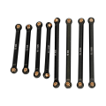 Miniatyrbild 6 av 8: RC Rod Linkage Kit CNC aluminiumlegering Lättvikts RC Suspension Links Set för Traxxas 1/18 RC Car Black