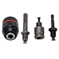 Pikkukuva 3 / 8: Poratonistukka avaimeton itsekiristävä 1/2 tuumaa 2-13 mm puristusalue Pikavaihtotyökalu Pyöreä 58 mm pituus