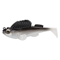 Pikkukuva 1 / 8: Deep Running Soft Bait Jumping Mela Tail 75mm/13g Anti-Hanging Bottom Fake Pehmeä SyttiMusta hopea