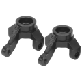 Miniatyrbilde 3 av 8: 2 stk aluminium front rattkopp sving kopp for Xiaomi Jimny 1/16 RC biloppgraderingsdeler Svart