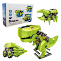 Miniatyrbillede 1 af 8: Robot Dinosaur Legetøj 3 i 1 Sol Insekter Robotter Bore Maskiner Samlet Byggespil Legetøj til Børn i Alderen 8 9 10 11 12