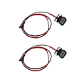 Pikkukuva 4 / 8: 2 Sarjaa RC Auto Valot LED Ajovalot Neliö Korkea Kirkkaus Kohdevalot 1/10 RC Tela-autolle