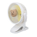 Miniatyrbillede 6 af 8: Babyvogn Blæser Klip USB Tegneserie 3 Hastigheder Bærbar Moderigtig Justerbar Klip Vogn Blæser Type 3