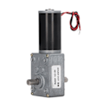 Pikkukuva 1 / 8: Kaksinkertainen akselilla varustettu vaihdemoottori DC 12V itselukittuva nopeuden alennus CW CCW matovaihdemoottori 40RPM