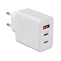Pikkukuva 2 / 8: 65 W USB C -puhelinlaturi Dual Type C Yksi USB portti EU Plug 100-240V Universal USB C -seinälaturi kannettaville puhelimille