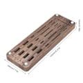 Miniatyrbilde 5 av 8: SDTF Oppbevaringsboks i tre Minnekort CF Organizer Skrivebord Oppbevaringsboks Simkort Pin U Disk Display Holder