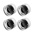 Miniatyrbillede 7 af 8: 78A 60x45 mm højelastisk skateboard flashhjul PU fyld til Longboard Cruiser Board (sort)