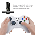 Miniatyrbild 4 av 8: Gamepad för Xbox 360 Controller Joystick Trådlös Controller Bluetooth Wireless Game (Vit)