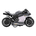 Miniatyrbillede 6 af 8: Tilbage træk motorcykler legetøj innovativ simulering legering motorcykel model til børn gaver samling grå